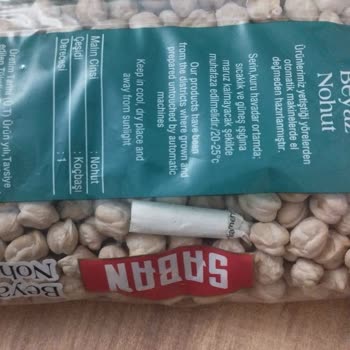 Paketli Üründe Sağlık Tehlikesi: Nohut İçinde İzmarit