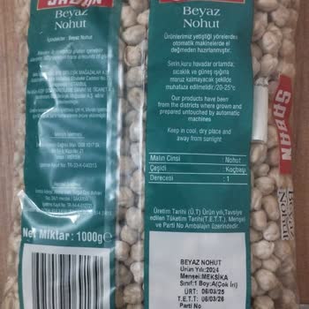 Paketli Üründe Sağlık Tehlikesi: Nohut İçinde İzmarit