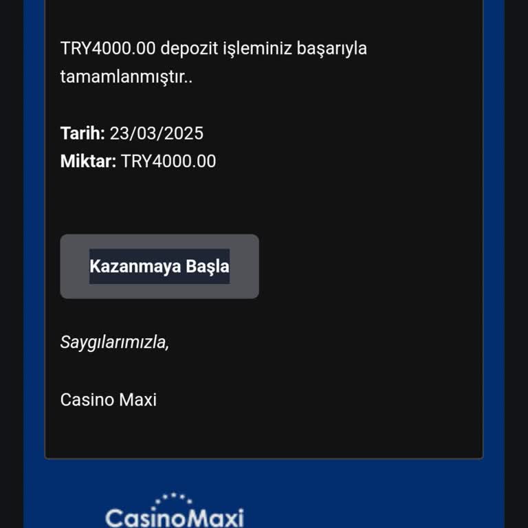 Casinomaxi Sitesinde Kazancım Ödenmedi Ve Hesabım Silindi