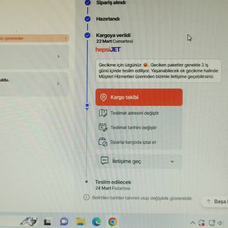 Hepsiburada'dan Alınan TV'nin Teslimat Sorunu