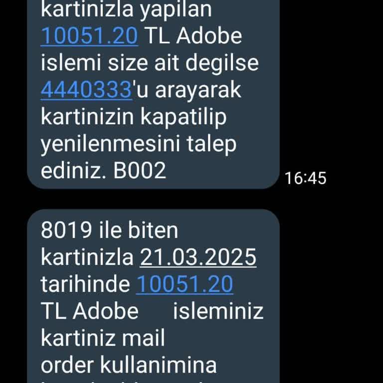 Garanti Bankası Kredi Kartımdan İzinsiz İşlem Yapıldı