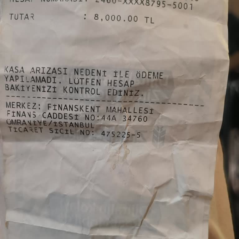 ATM Elektrik Kesintisiyle 11,700 TL Buharlaştı!