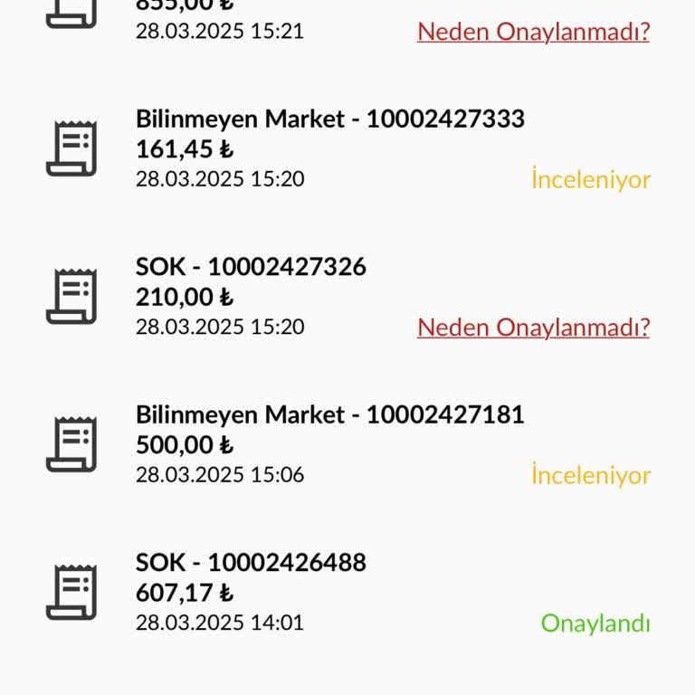 Hayat Pay Fişleri Onay Sorunu