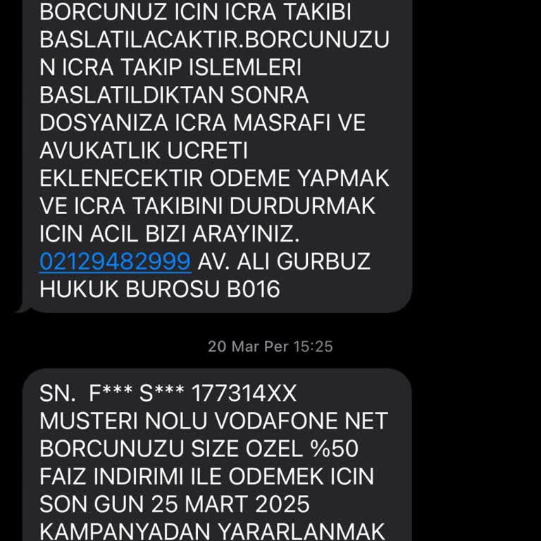 Vodafone Ev İnterneti İptali Sonrası Fatura Sorunu