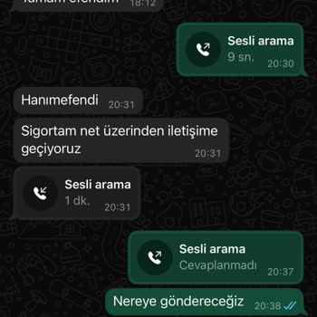 Sigorta Şirketi İle Yaşanan Olumsuz Deneyim