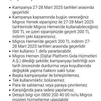 Migros Kampanya Kuponu Yüklenmiyor: Müşteri Mağduriyeti