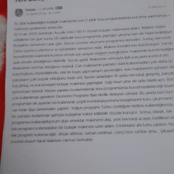 Arçelik Bulaşık Makinesi Sorunları Ve İade Süreci