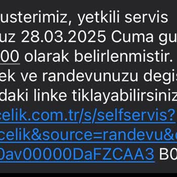 Arçelik Servis Sorunu: Randevu İhlali Ve İletişim Eksikliği