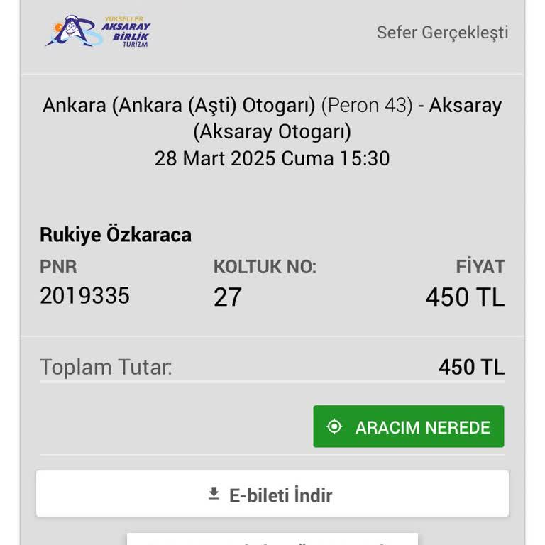 Aksaray Birlik'te Kaba Davranış Ve Mağduriyet