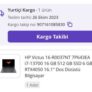 HP Victus Dizüstü Bilgisayar Ekran Ve Açılma Sorunu