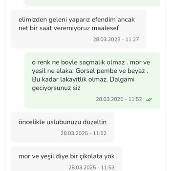 Yanlış Ürün Ve Geç Teslimat Mağduriyeti