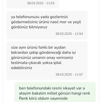 Yanlış Ürün Ve Geç Teslimat Mağduriyeti