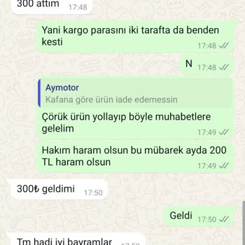 Çürük Ürün Ve İade Sorunu
