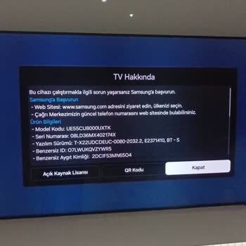 Samsung TV'de Anakart Sorunu Ve Değişim Talebi