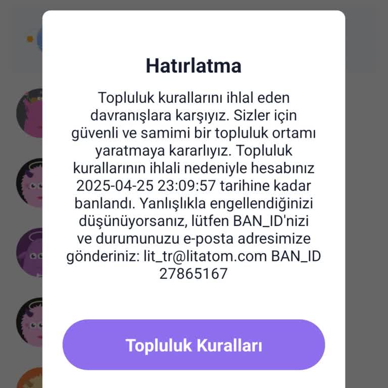 Sebepsiz Yere Yasaklandım