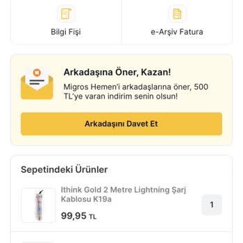 Migros Siparişlerinde Gecikme Ve İlgisizlik Sorunu