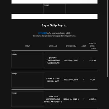 Eksik Gönderilen Sipariş Sorunu