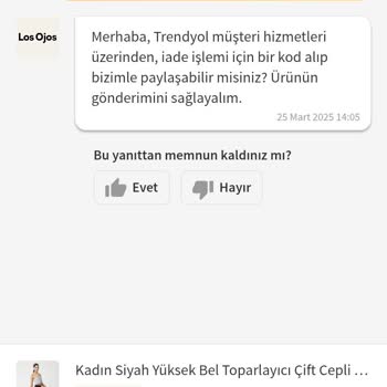 Trendyol'da İade Süreci Sorunu Ve Müşteri Hizmetleri Deneyimi