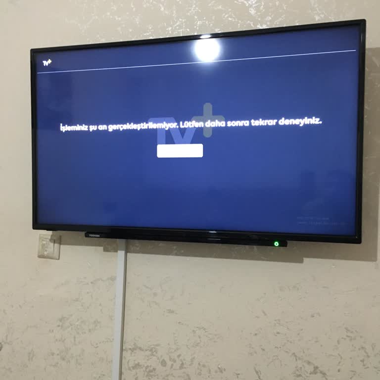 Turkcell TV+ Toshiba Smart TV'nin Uygulaması Çalışmıyor Ve Destek Yetersiz