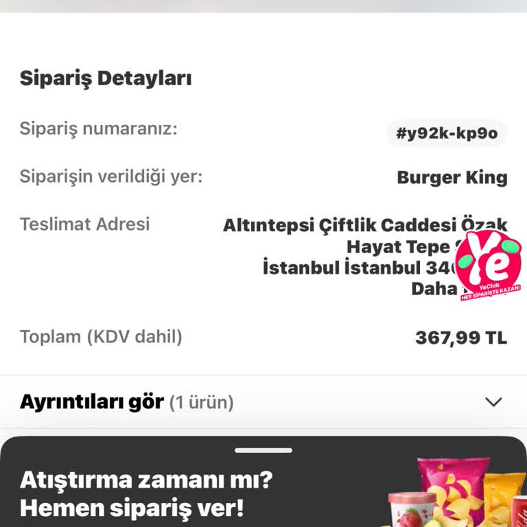 Yemek Teslimatında Sürekli Gecikme Sorunu