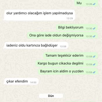 Yanıltıcı Ürün Ve İade Süreci Mağduriyeti