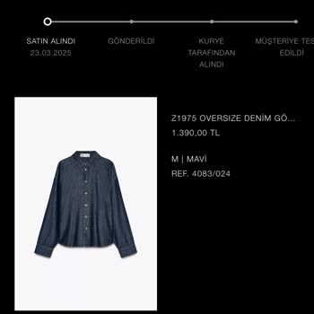 Zara Online Siparişlerinde Teslimat Sorunu