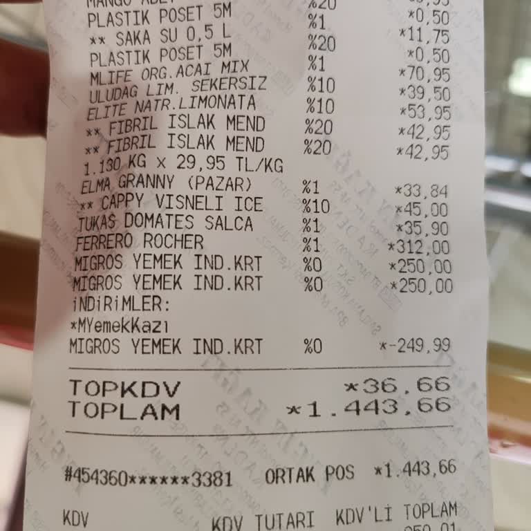 Bilgim Dışında Yemek Kartı Satışı Ve İade Sorunu
