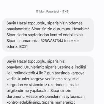 Kargoya Verilmeyen Sipariş Ve İade Talebi