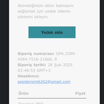 İptal Edilen Abonelikten Sonra İzinsiz Ödeme Alımı Ve İade Talebi