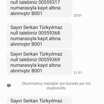 Kalekim'den Gelen Mesaj Yağmuru