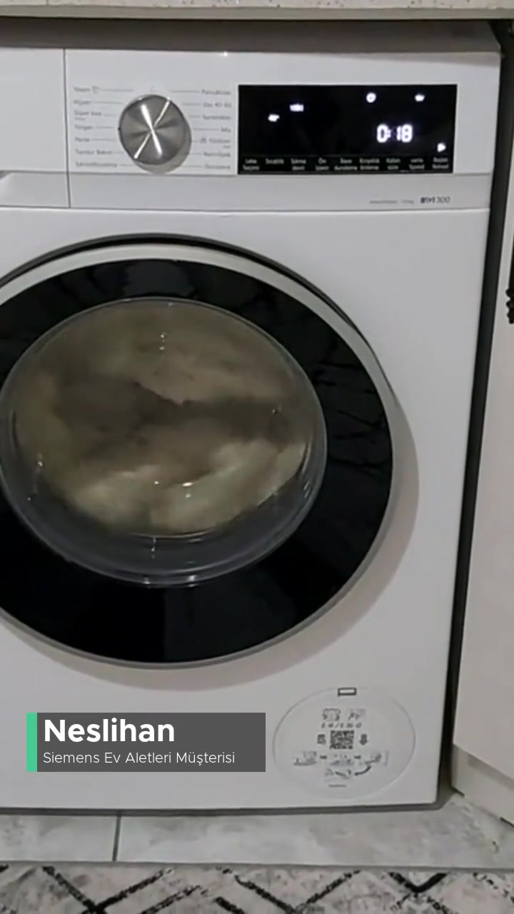 Siemens Çamaşır Makinemin Sarsıntılı Vurmalı Sıkma Yapması videonun kapak resmi