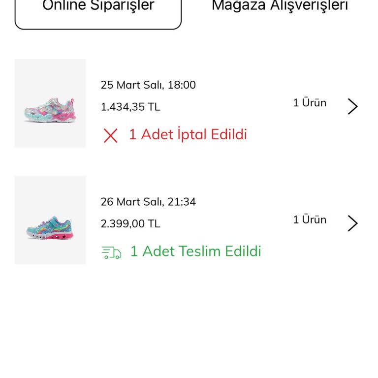 Skechers Puanlarım Geri Yüklenmedi Ve İndirim Kodu Sorunu