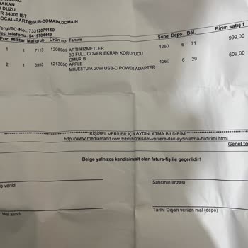 Sahte Apple Adaptörü Ve Garanti Sorunu