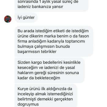 Yanlış Beden Değişimi Ve İade Sorunu