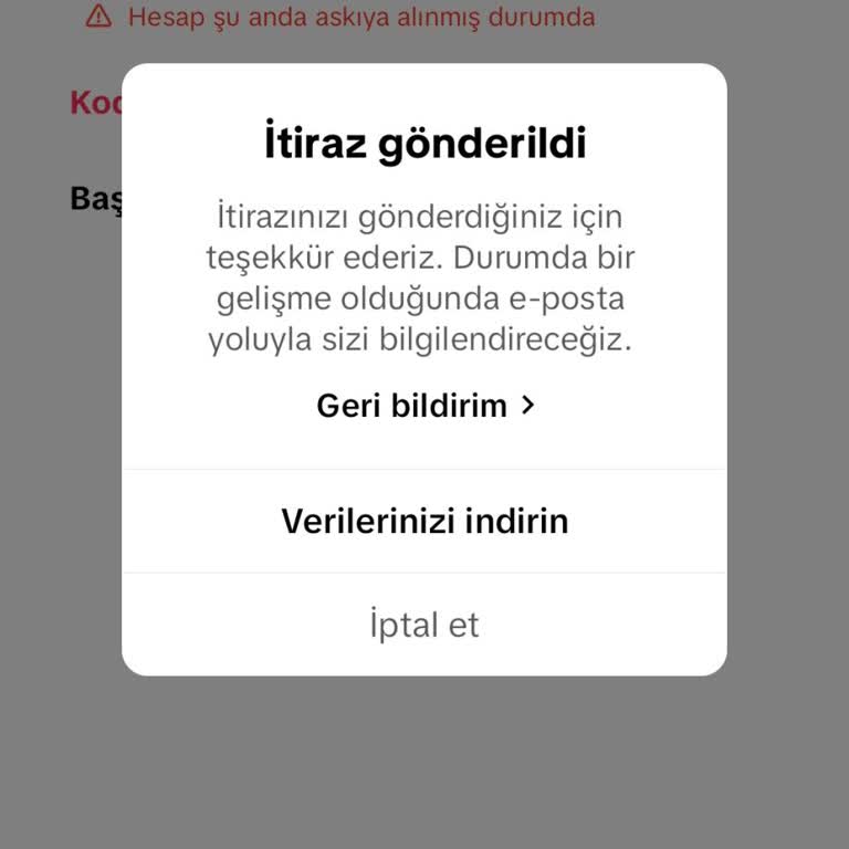 Haksız Hesap Kapatma Ve Geciken Yanıt
