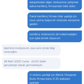 Yanlış Giden Yolculuk: Yanan Otobüs Ve İptal Edilemeyen Biletler