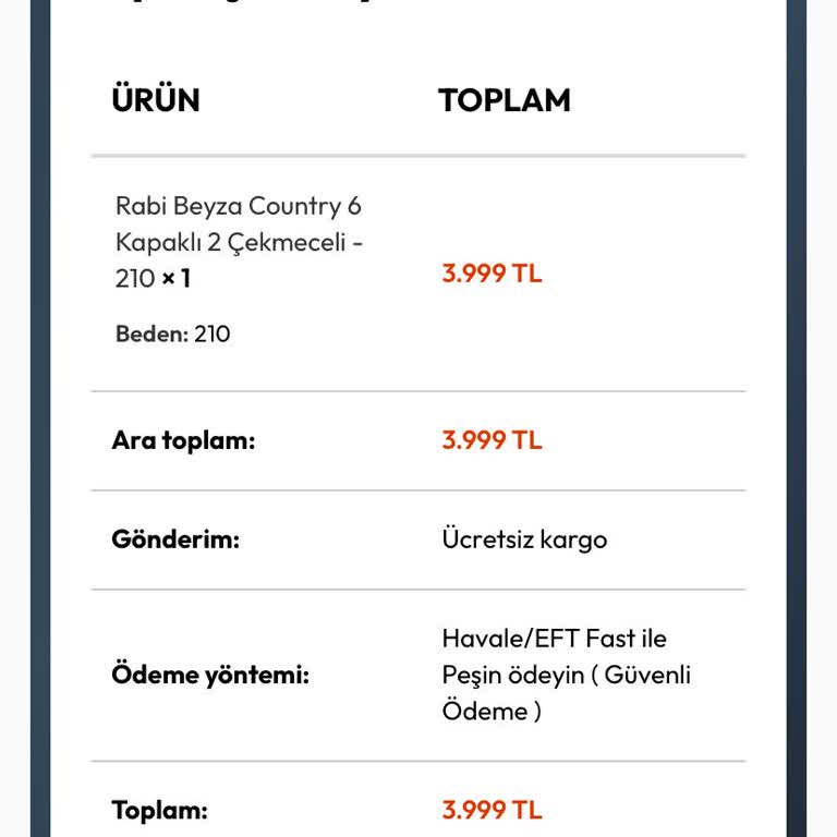 Gardırop Siparişim Hala Kargoya Verilmedi
