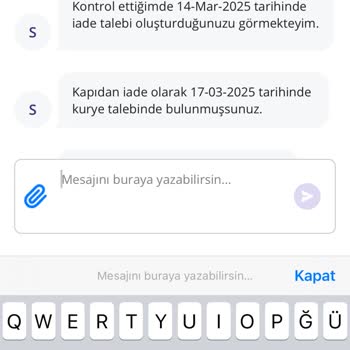Kusurlu Pantolon Ve İade Sürecinde Yaşanan Sorunlar