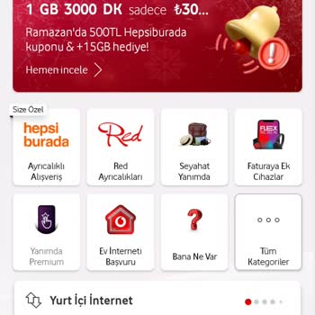 Vodafone'un Yetersiz Tarife Teklifi