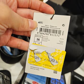 Deforme Etiket Yüzünden Fazla Fiyat Şoku