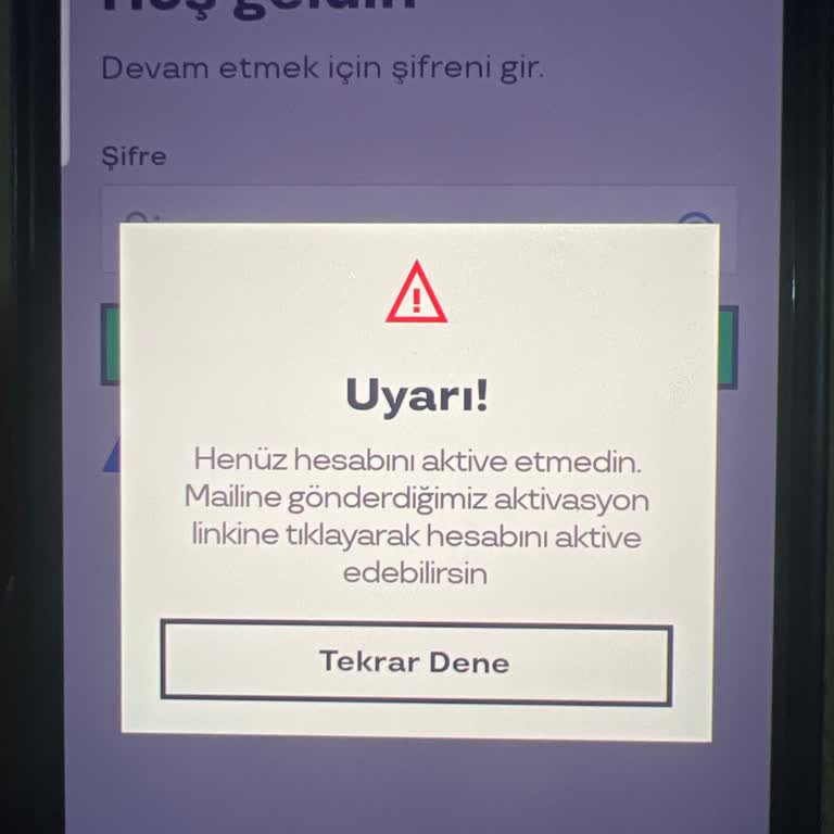 Yanlış E-posta Adresi Nedeniyle Kayıt Sorunu