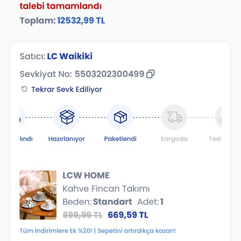Kargo Sorunu Ve Bayram İçin Verilen Siparişin Gecikmesi