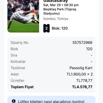 Viagogo'dan Alınan Biletlerin Teslim Edilmemesi