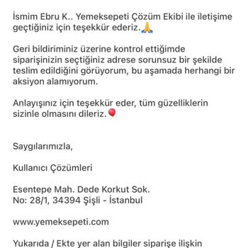 Teslim Edilmeyen Pizza Siparişi Ve İade Sorunu