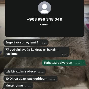 Tehdit Ve Şantajdan Korunma İsteği