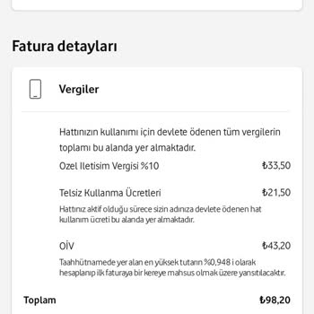 Yeni Hat Üzerinden Bilgim Dışında Kesilen Ücretler