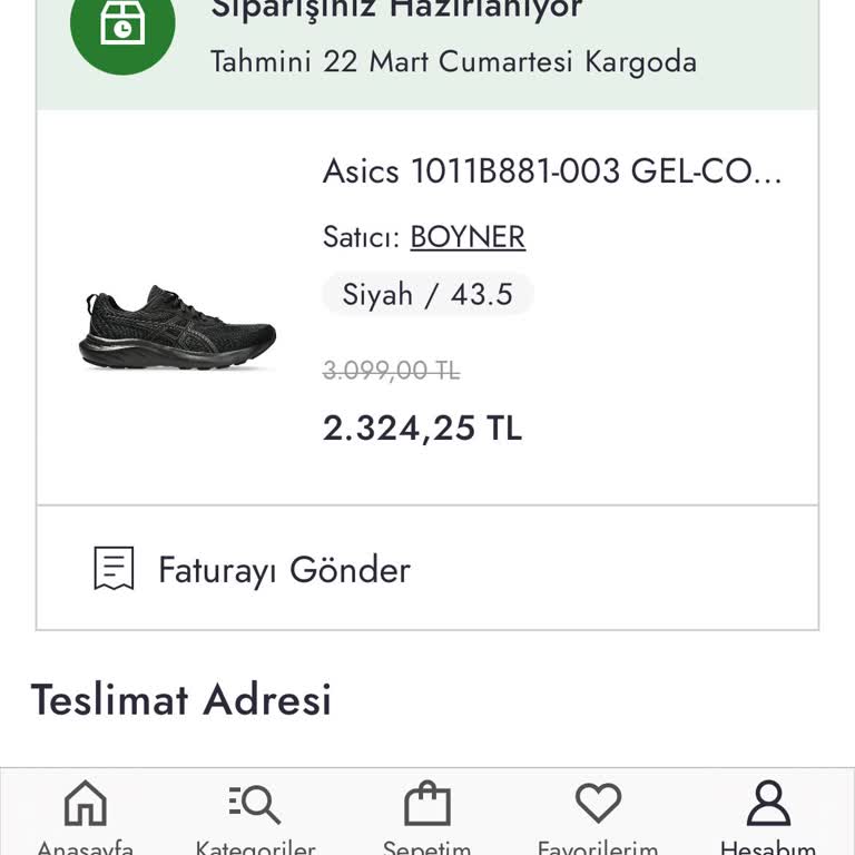 Bayramlık Ayakkabım Hala Kargoya Verilmedi