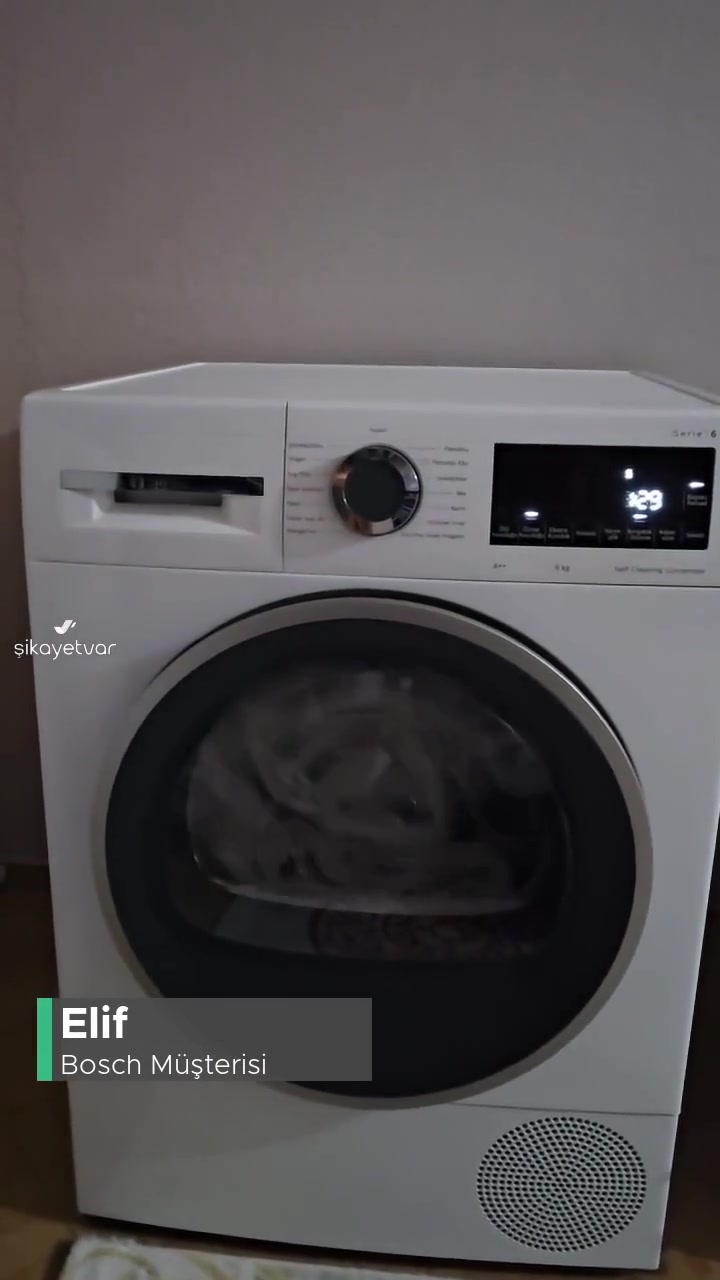 Bosch Serie 6 Kurutma Makinesi Takır Takır Ses Çıkarıyor! videonun kapak resmi