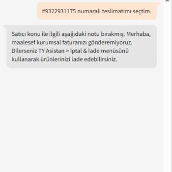 Fatura Kesilmeyen Siparişler Ve Müşteri Mağduriyeti