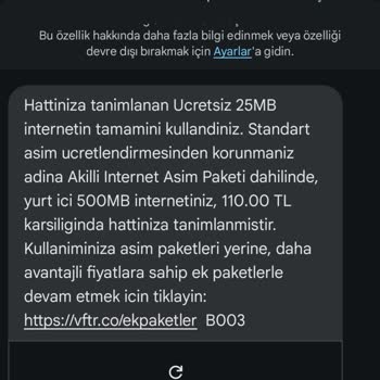 Vodafone'dan Tehditvari Yaptırım Ve Haksız Ücretlendirme